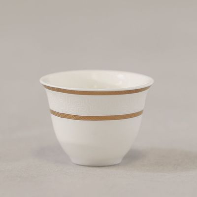 Vella 6-Piece New Bone China Cawa Cup Set 80Ml -Serve 6