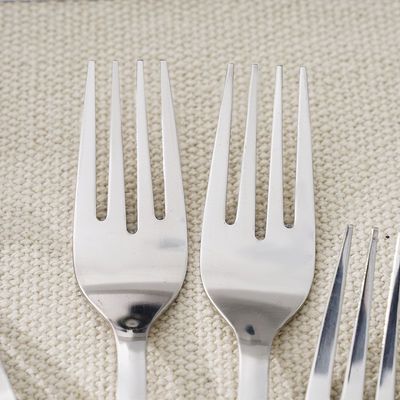 Dune 6-Pc Dinner Fork - Silver - 18.5x2.5 cm