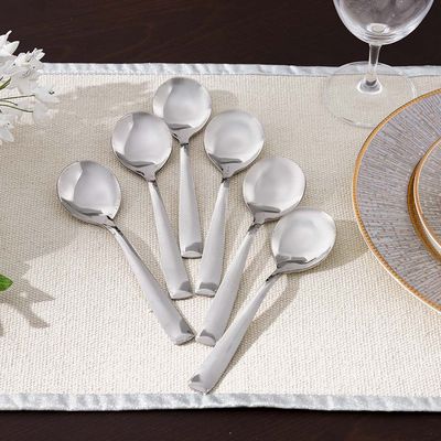 Dune 6-Piece Soup Spoon Silver 17.4 X 4.7CM