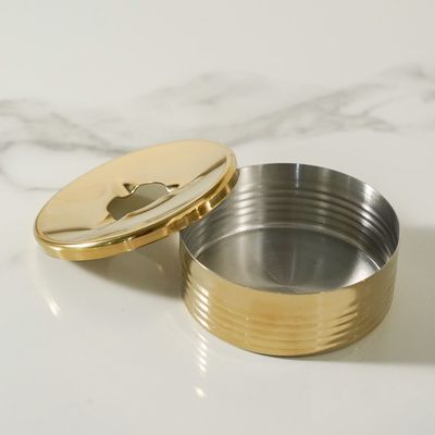 Danube Bar Collection Ashtray Gold OD- 11 X H 4.5CM