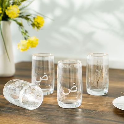 Arabia Grey -4 Piece Glass 230Ml