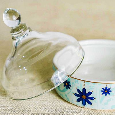 Arabia Blue Serving Bowl - 12.7 cm (Dia)