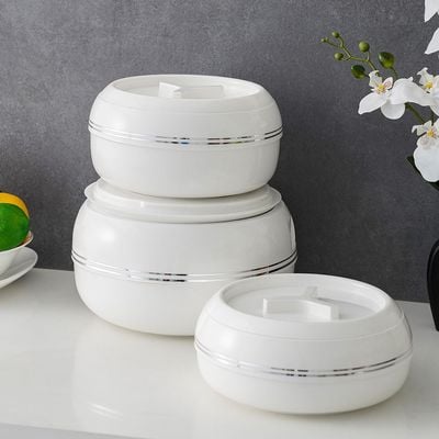 Palazio 3-Pc Casserole Set - 2500, 3200, 5500 ml