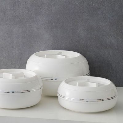 Palazio 3-Pc Casserole Set - 2500, 3200, 5500 ml