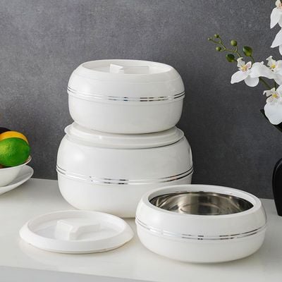 Palazio 3-Pc Casserole Set - 2500, 3200, 5500 ml