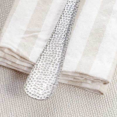 Sitello Hammered Serving Spoon Silver 25.1x6CM