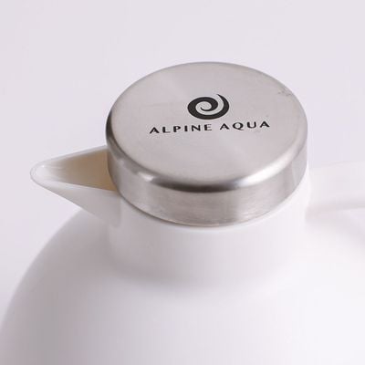 Alpine Aqua Vacuum Flask Pink Glass 1000ML