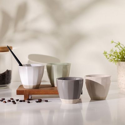 Aria 4-Piece Stoneware Mug Set - 170Ml