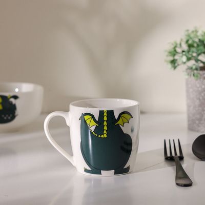 BTS 2-Piece New Bone China Breakfast Set Mug And Bowl -370Ml,580Ml