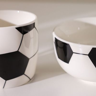 BTS 2 -Piece New Bone China Breakfast Set Mug And Bowl -370Ml,580Ml