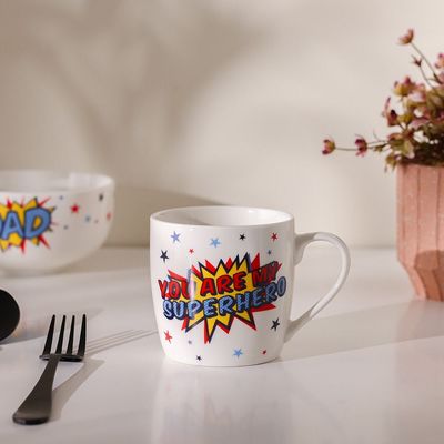 BTS 2 -Piece New Bone China Breakfast Set Mug And Bowl -370Ml,580Ml