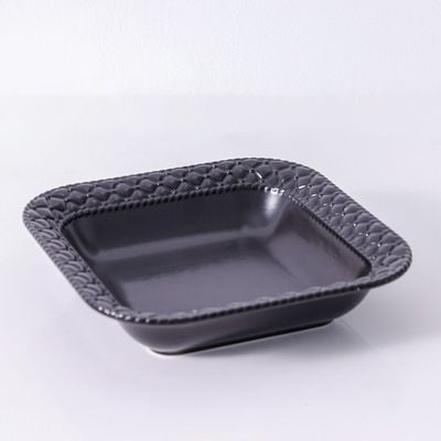 Pristine Embossed Square Serving Bowl 29.5X29.5X7CM