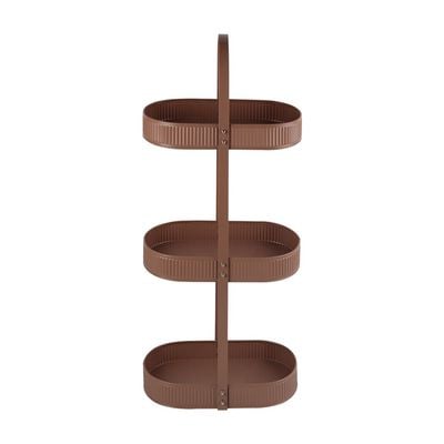 Mocha 3-Tier Storage Holder 32 X 16.5 X 74.5 Cm