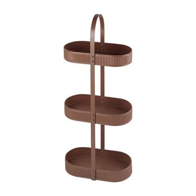 Mocha 3-Tier Storage Holder 32 X 16.5 X 74.5 Cm