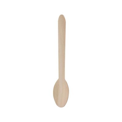 Loretta 50-Piece Wooden Disposable Spoon Set 16.5Cm