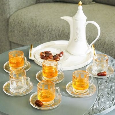 Jannat 12-Pc Cup & Saucer Set - 230 Ml - Serve 6