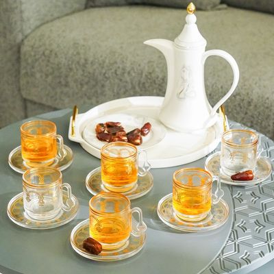 Jannat 12-Piece Cup & Saucer Set 230Ml -Serve 6