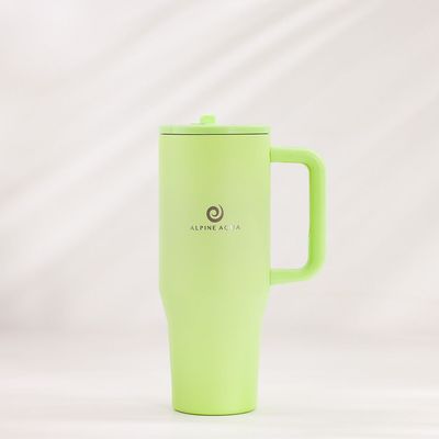 Alpine Aqua Quencher Stainless Steel Vacuum Insulated Tumbler with Lid and Straw Green 1200ml