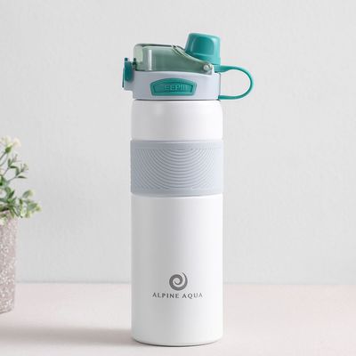 Alpine Aqua Stainless Steel Vacuum Insulated Water Bottle - Blue - 800ml