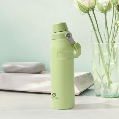 Alpine Aqua Water Bottle Stainless Steel Vacuum Insulated Green 1000ml