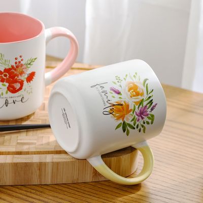 Danube Essential 2-Pc New Bone China Mug Set - White - 9.1x6.9x10.5 CM - 480 ml