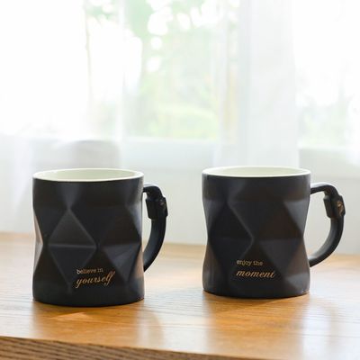 Danube Essential 2-Piece New Bone China Mug Set 8.7x8.7x10CM 390ml