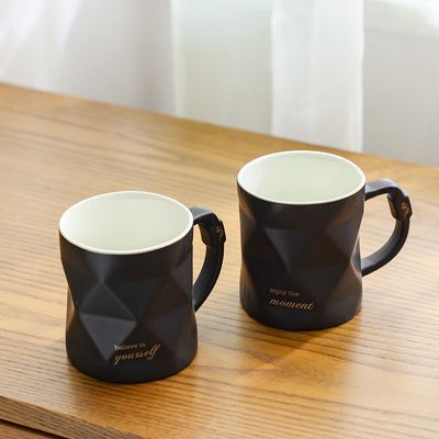 Danube Essential 2-Piece New Bone China Mug Set 8.7x8.7x10CM 390ml