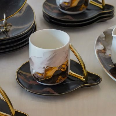 Majestic 24-Piece Porcelain Tea Set