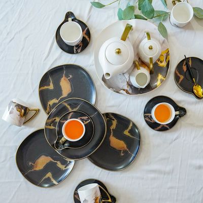 Majestic 24-Piece Porcelain Tea Set