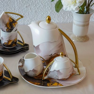 Majestic 24-Piece Porcelain Tea Set