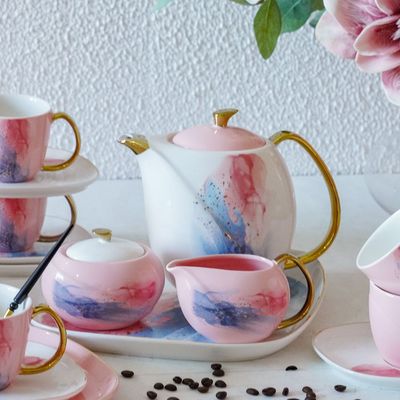 Majestic 24-Piece Porcelain Tea Set