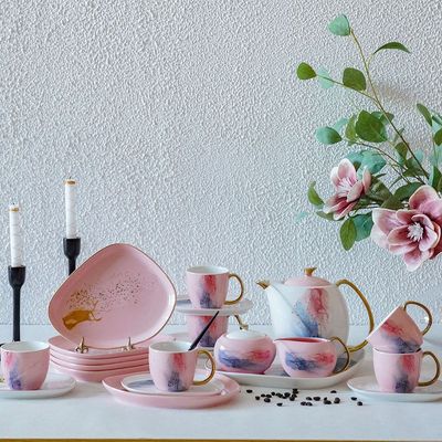 Majestic 24-Piece Porcelain Tea Set