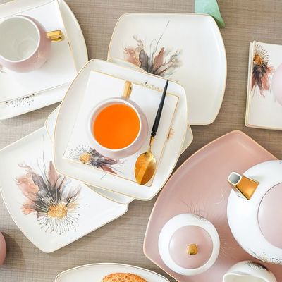 Majestic 24-Piece Porcelain Tea Set