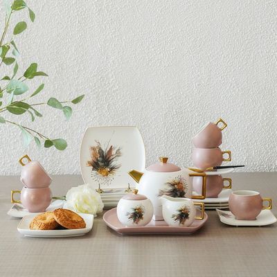 Majestic 24-Piece Porcelain Tea Set