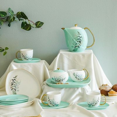 Majestic 24-Piece Porcelain Tea Set