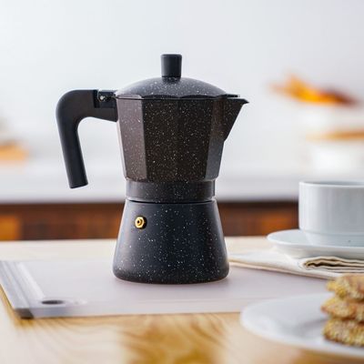 Java Coffee Maker - Black - 6 Cups - 300 Ml