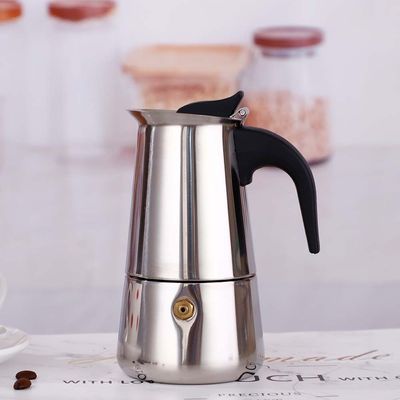 Java Stainless Steel Coffee Maker - 6Cups,300Ml