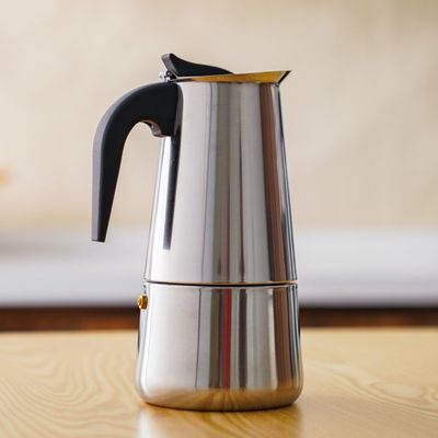 Java Stainless Steel Coffee Maker - Silver - 6 Cups - 300Ml