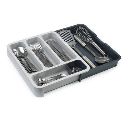 Danube Essential Expandable Compact Flatware Organiser 16.5W- 29W x 41D x 5H Cm,