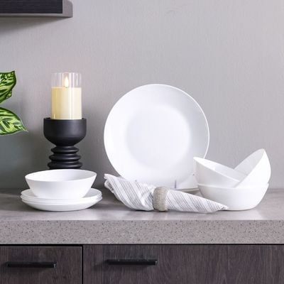 Aria 12-Piece Dinner Opal Dinner Set 