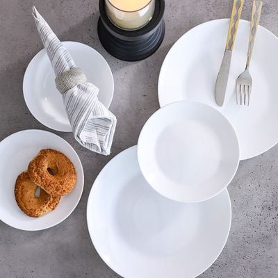 Aria 12-Piece Dinner Opal Dinner Set 