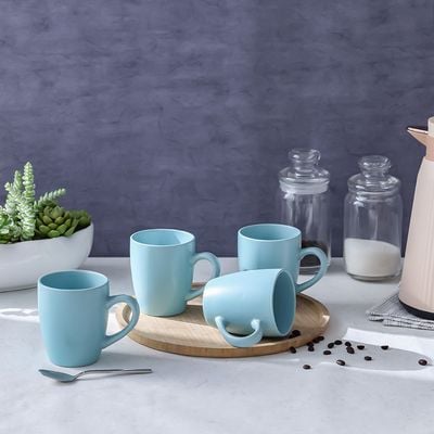 Apollo 4-Piece Mug Set 350ml Blue 