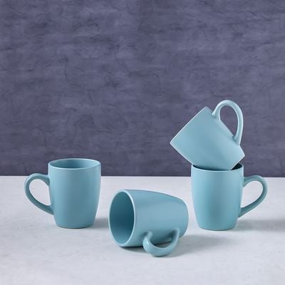 Apollo 4-Piece Mug Set 350ml Blue 