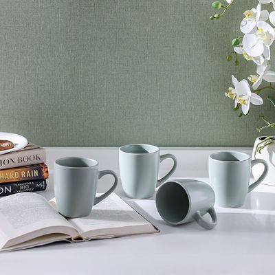 Apollo 4-Piece Mug Set 350ml Grey 