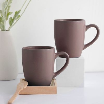 Apollo 4-Piece Mug Set 350ml  Brown 