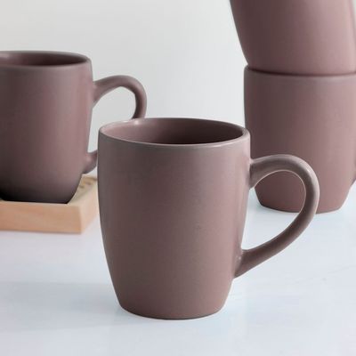 Apollo 4-Piece Mug Set 350ml  Brown 