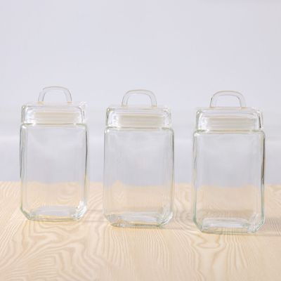 Cambria 3-Piece Storage Jar,1200ml