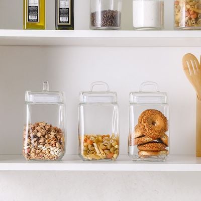 Cambria 3-Pc Storage Jar - 1200 ml