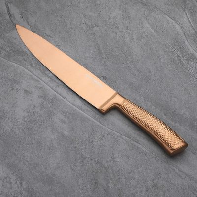 Chef's Delight Bistro Chef Knife 8 Inch Copper