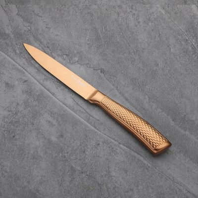 Chef's Delight Bistro Steak Knife 4.5 Inch Copper